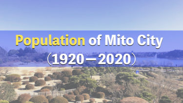 Mito City Population Shift (1920-2020: 100 years)